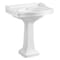 Kingston Brass VPB3308 Porcelain Pedestal Sink, White VPB3308 - alternate 1